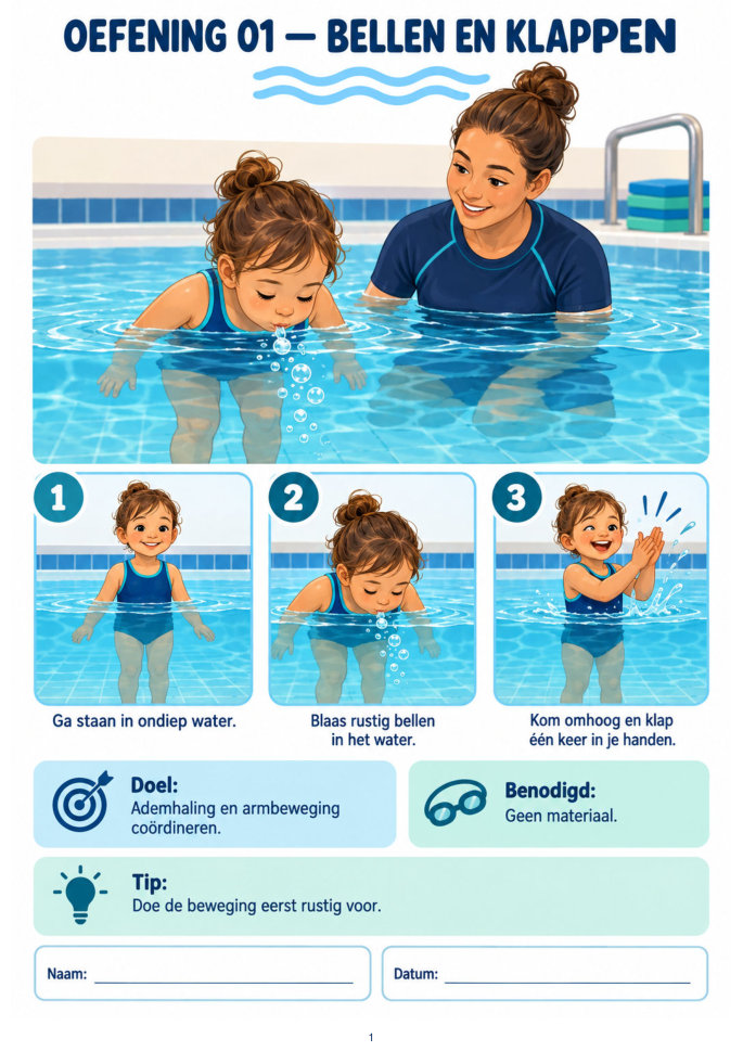Omslag: Bewegingscoördinatie in het water